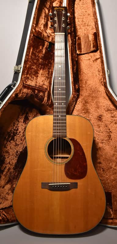 1948 Martin D-18 Dreadnought Acoustic Natural Finish w/HSC image 1