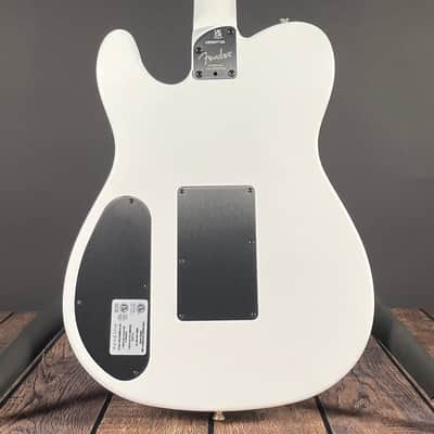 Fender Limited FINNEAS American Acoustasonic Telecaster - Satin Arctic White image 2