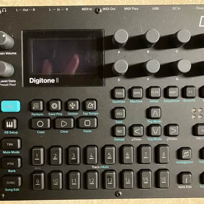 Elektron Digitone II 16-Voice Digital Synthesizer 2024 - Present Black image 1