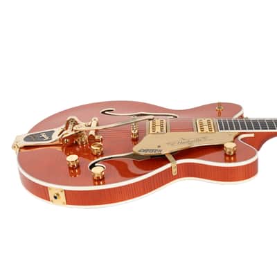 Used Gretsch G6620TDC-ORFM Center Block Flame Maple Orange 2017 image 3