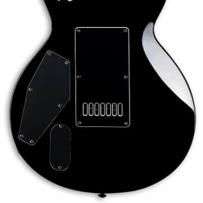ESP LTD EC-1007B Baritone Evertune 7 String Electric Guitar. Black image 4