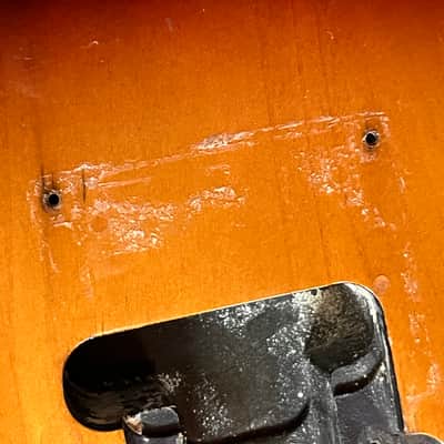 1983 Fender Stratocaster guitar body American sunburst image 4