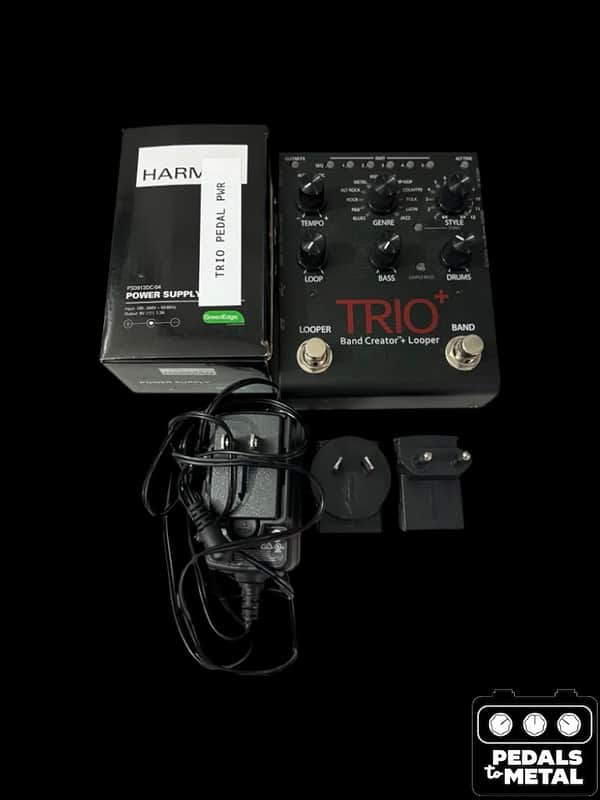 DigiTech TRIO Plus Band Creator + Looper w/ Power Supply 2010s - Black - X18699 image 1