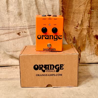 Orange Sustain Guitar Effect Pedal ~2022 - Orange image 2