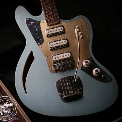 Bilt Guitars Zaftig Bound Top Firemist Silver Curtis Novak VI Pickups image 4