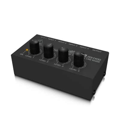 Behringer Micromix MX400 Ultra Low-Noise 4-Channel Line Mixer, 4.7 kOhms Input Impedance, Output Impedance 80 Ohms image 9