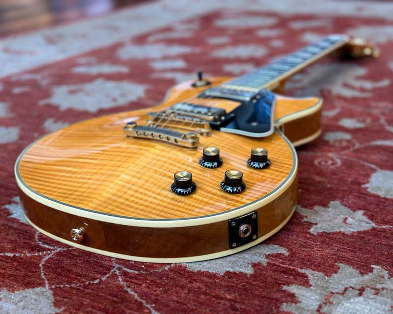 2007 Epiphone Les Paul Custom Plus - Natural Flame Maple | Reverb