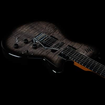 Godin 025503 xtSA - Synth Access - 3 Voice  Trans Black Flame - Electric Guitar Made In Canada image 5
