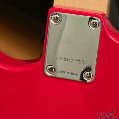 1995 Fender Squier Stratocaster - Torino Red - Made in Korea image 6