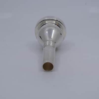 ACB "4" Large Shank Trombone Mouthpiece - Silver image 2