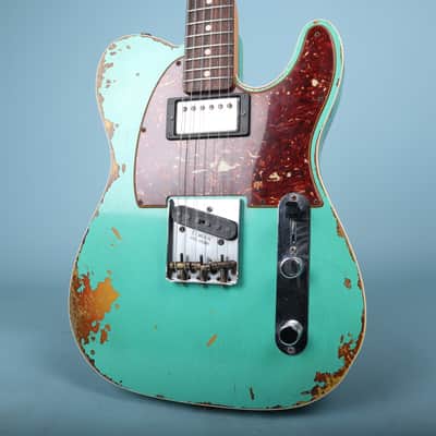 2020 Fender Custom Shop 60 HS Telecaster Custom Heavy Relic Sea Foam Green L.E. image 1