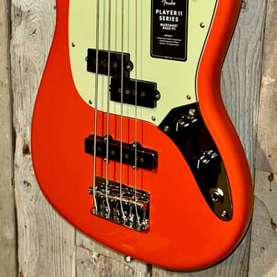 NEW Fender Player II Mustang Bass PJ - Rallye Orange, In Stock and Ships Fast! Support Indie and Buy Here! image 5