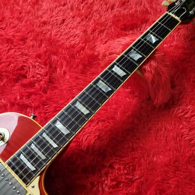Rare Aria Pro II LS-800 Leopard Model 1980 - Cherry Sunburst - Les