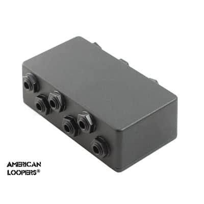 American Loopers 6 Way ISOLATED Junction Box With all TRS Isolated Jacks Pedalboard Patch Bay Interface image 1