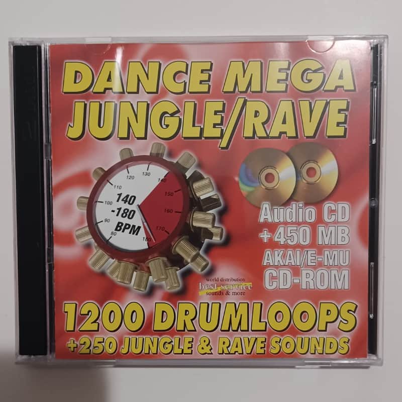 Best Service Dance Mega Jungle Rave Sample CD Akai E-mu Wav Aiff image 1