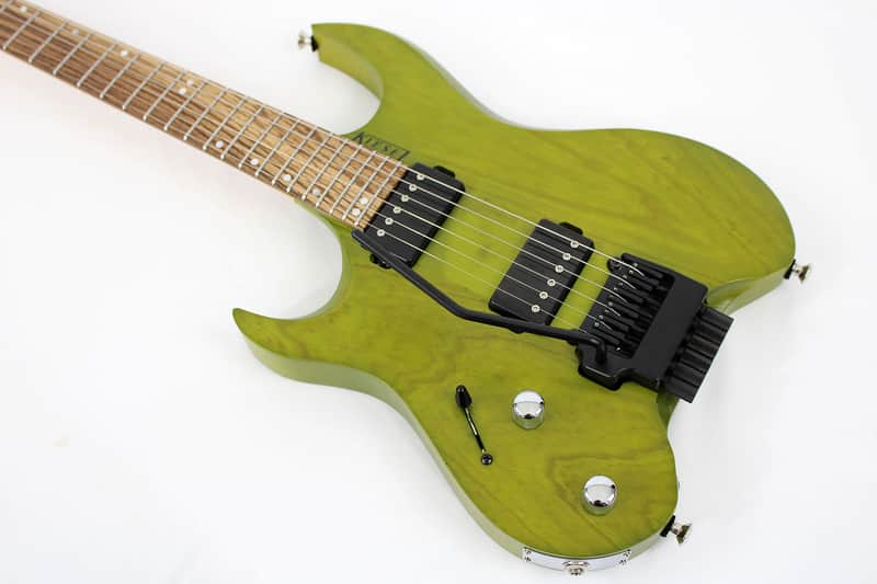Kiesel *Left-Handed* Vader Neck-Thru 6 - Trans Moss Green w/ OHSC image 1