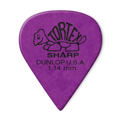 Dunlop 412P1.14 Tortex Sharp Purple image 3