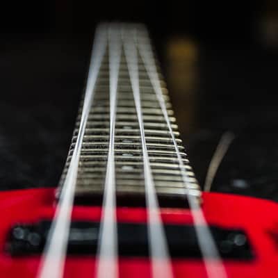 1988 Hohner B2 Headless Bass red image 12