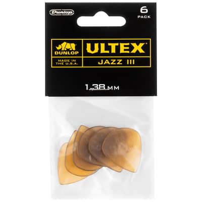 427P138 Ultex Jazz III 1,38mm sachet de 6 Dunlop image 1