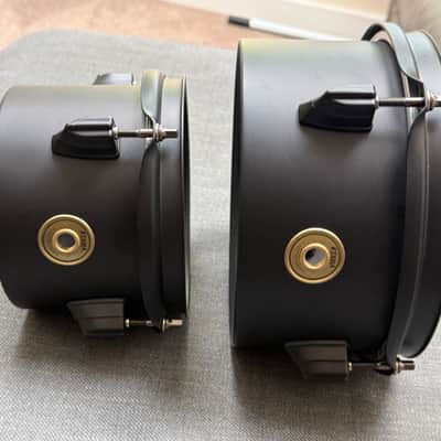 Tama MT68STBK Metalworks "Effect" Series 6/8" Mini-Tymp Set 2021 - Present - Matte Black image 5