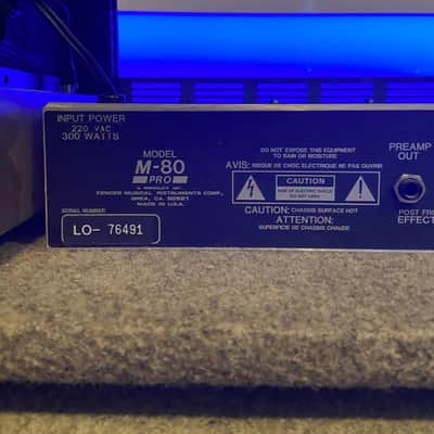 Fender M-80 Pro 1989 - Black image 8