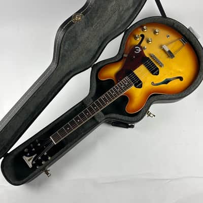 2011 Epiphone Casino 61' Reissue - Sunburst with Hard Shell Case And Cert! Super Clean! image 11