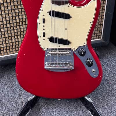 Fender Mustang Guitar with Rosewood Fretboard 1965 Dakota Red image 1