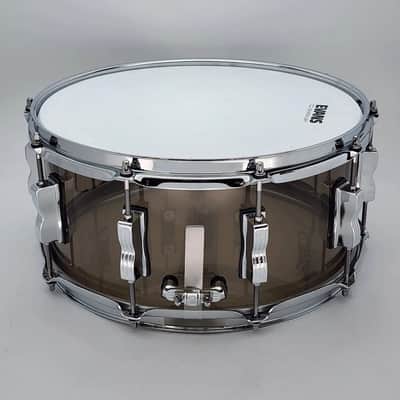 Used Ludwig Vistalite Snare Drum 14x6.5 Smoke - Excellent image 3