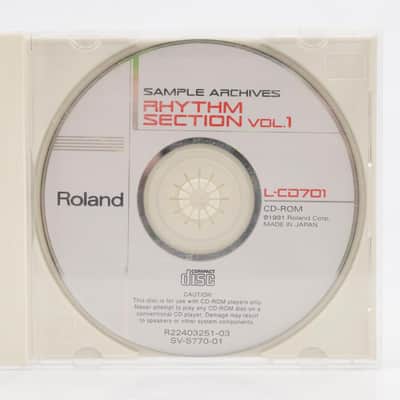 Roland Orchestral Family Vol 1& 2 Rhythm Section CD ROM Disks S-750 S-770 #54938 image 7