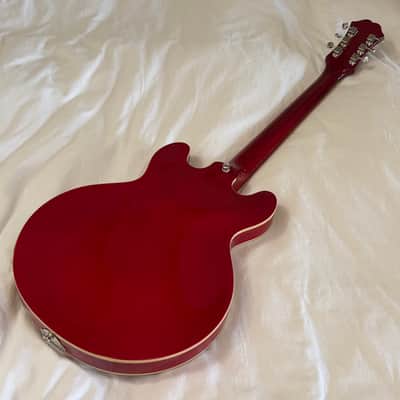 2020 Epiphone Casino Coupe - Small Body (Les Paul Size) Casino - Cherry - Free Pro Setup image 15