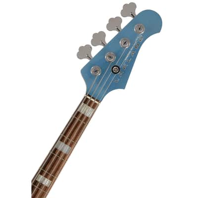 Lakland Skyline Darryl Jones DJ-4 Bass Guitar - Lake Placid Blue (Return Unit) image 4