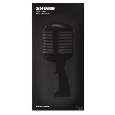 Shure Super 55-BLK Limited Edition Pitch Black Dynamic Vocal