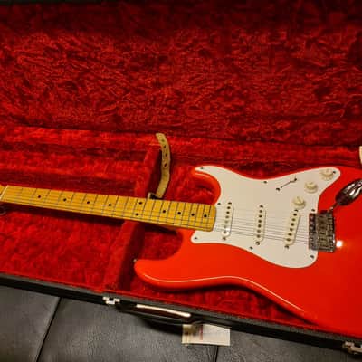 Squier JV Stratocaster 57 Ri 1983 Fiesta Red image 9