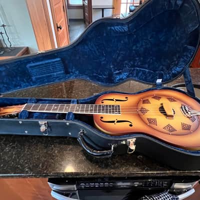 National Reso-Phonic Triolian 2021 - Walnut Burst - Steel image 4