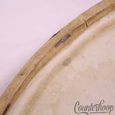 Slingerland 17"Genuine Calf Skin Parade Drum Head Batter/Resonant Tom Vintage40s image 4