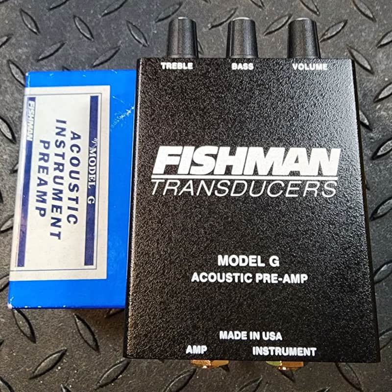 Fishman Model G Acoustic Preamp EQ 1996 - Black NOS? Equalizer image 1
