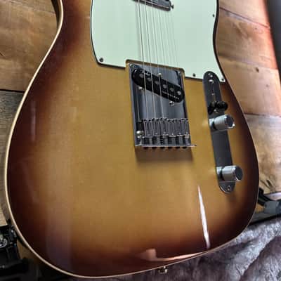 2022 Fender American Ultra Tele MP Mochaburst w/case image 1
