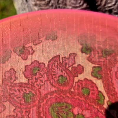 Pink Paisley Tele Body, Aged, Nitro , Alder image 10