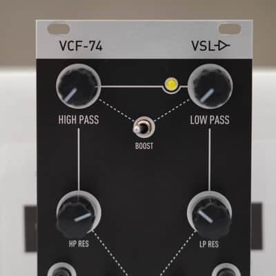 Vintage Synth Lab VCF-74 Filter Eurorack Synthesizer Module w/ Box #58596 image 6