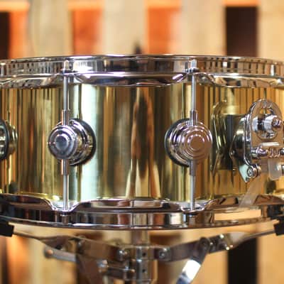 DW Collector's Bell Brass Snare Drum - 5.5x14 - DRVN5514SPC (video demo) image 2