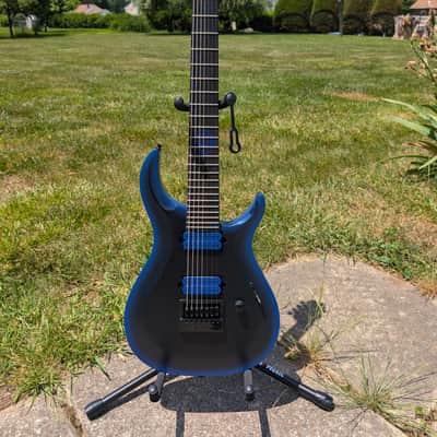 Kiesel 2021 Andy James AJ7E Royal Blue 7-String Electric Guitar image 2