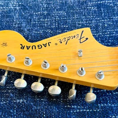 2002 Fender Jaguar HH CIJ Sunburst - Rare "Modern Vintage" Kurt Cobain Tribute w/ DiMarzio Super Distortions image 9