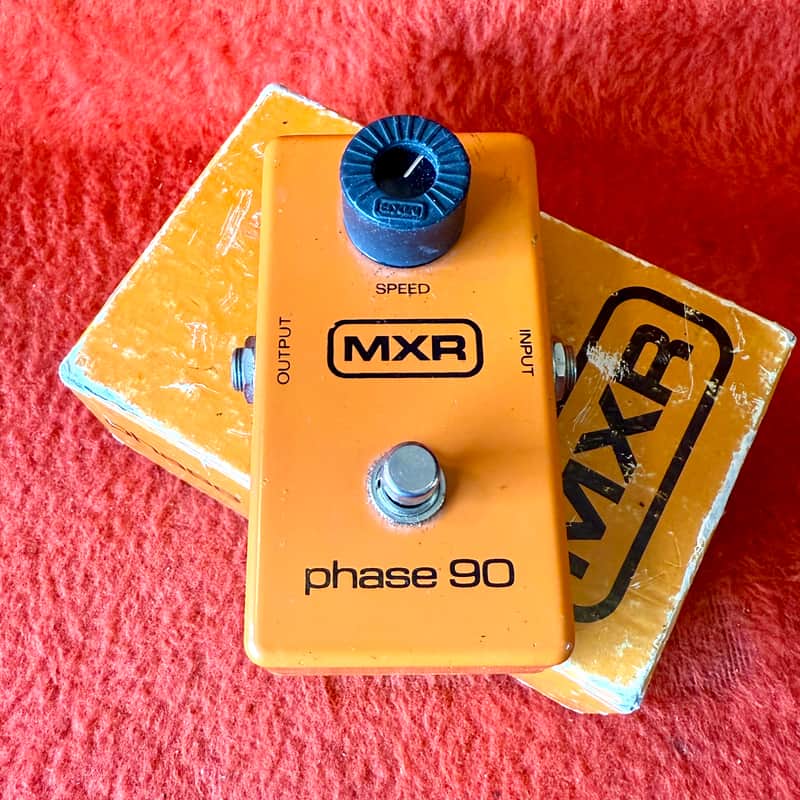 MXR Phase 90 1979 - Block logo original vintage analog phase shifter phaser pedal original vintage USA image 1