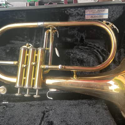 Yamaha YFH-631G Professional Bb Flugelhorn 2010s - Gold image 2