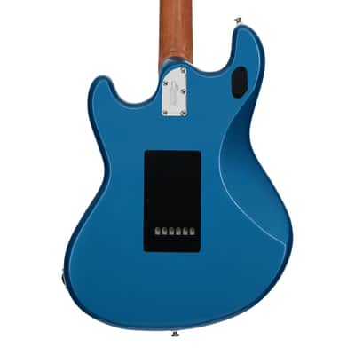 Sterling by Music Man StingRay Baritone Electric Guitar - Toluca Lake Blue image 7
