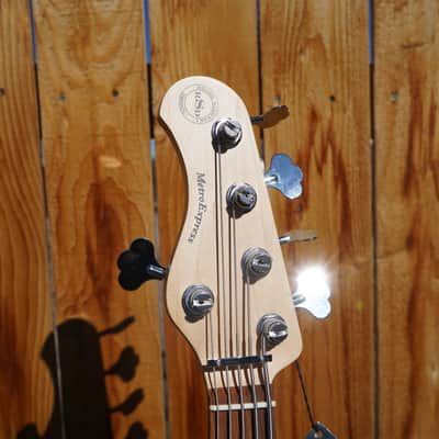 Sadowsky Metro Express Hybrid P/J Black High Polish Left Handed 5-String w/ Gig Bag image 7