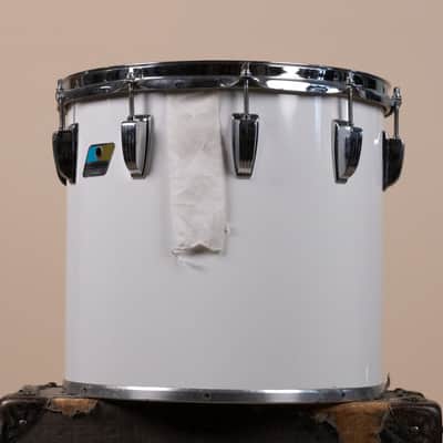 1980s Ludwig 13x14" White Cortex Concert Tom image 2