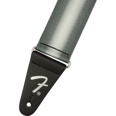 Fender Am Pro Seat Belt Strap Mercury - Strap for Guitars image 2