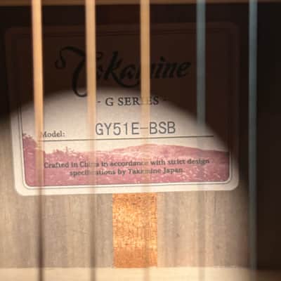 Takamine GY51E Gloss Brown Sunburst image 9