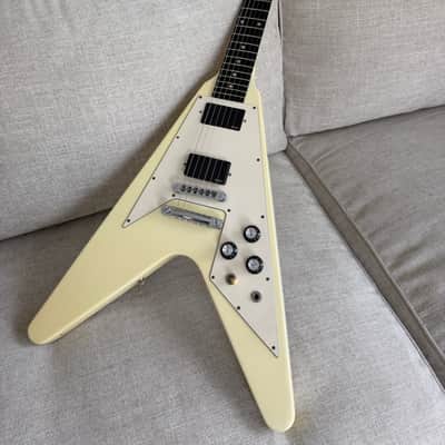 Gibson Flying V ‘67 Reissue Alpine White EMGs (James Hetfield OGV Tribute) image 5